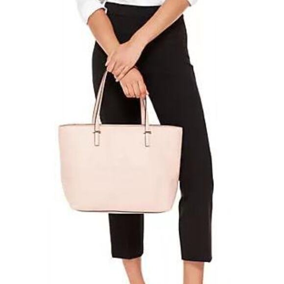 Kate Spade Light Pink Remmi Leather Tote - Picture 6 of 8